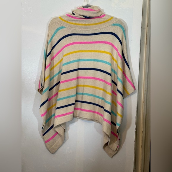 NEW THML COLOR ME STRIPES JULES PONCHO | Size XS/S - Picture 10 of 15